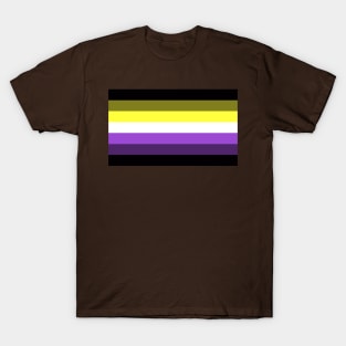 Custom-Colored Nonbinary Pride Flag T-Shirt